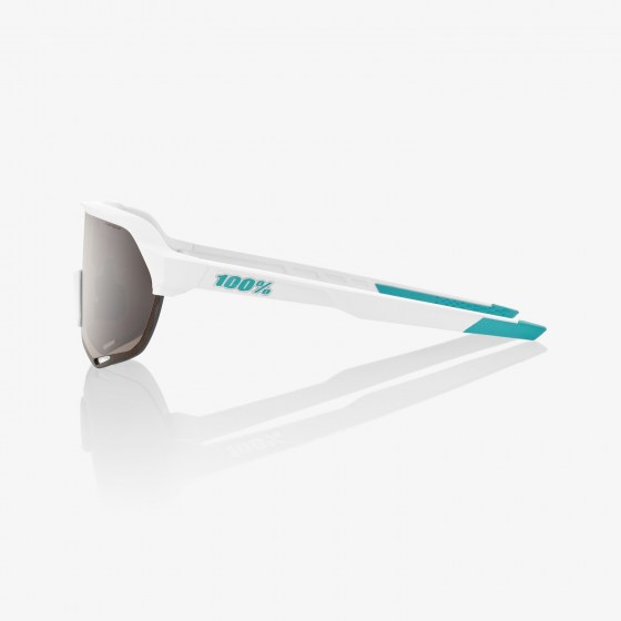 Oculos 100  S2 Bora Branco Lentes Hiper Silver 2